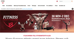 Desktop Screenshot of fitnessfestivalen.se